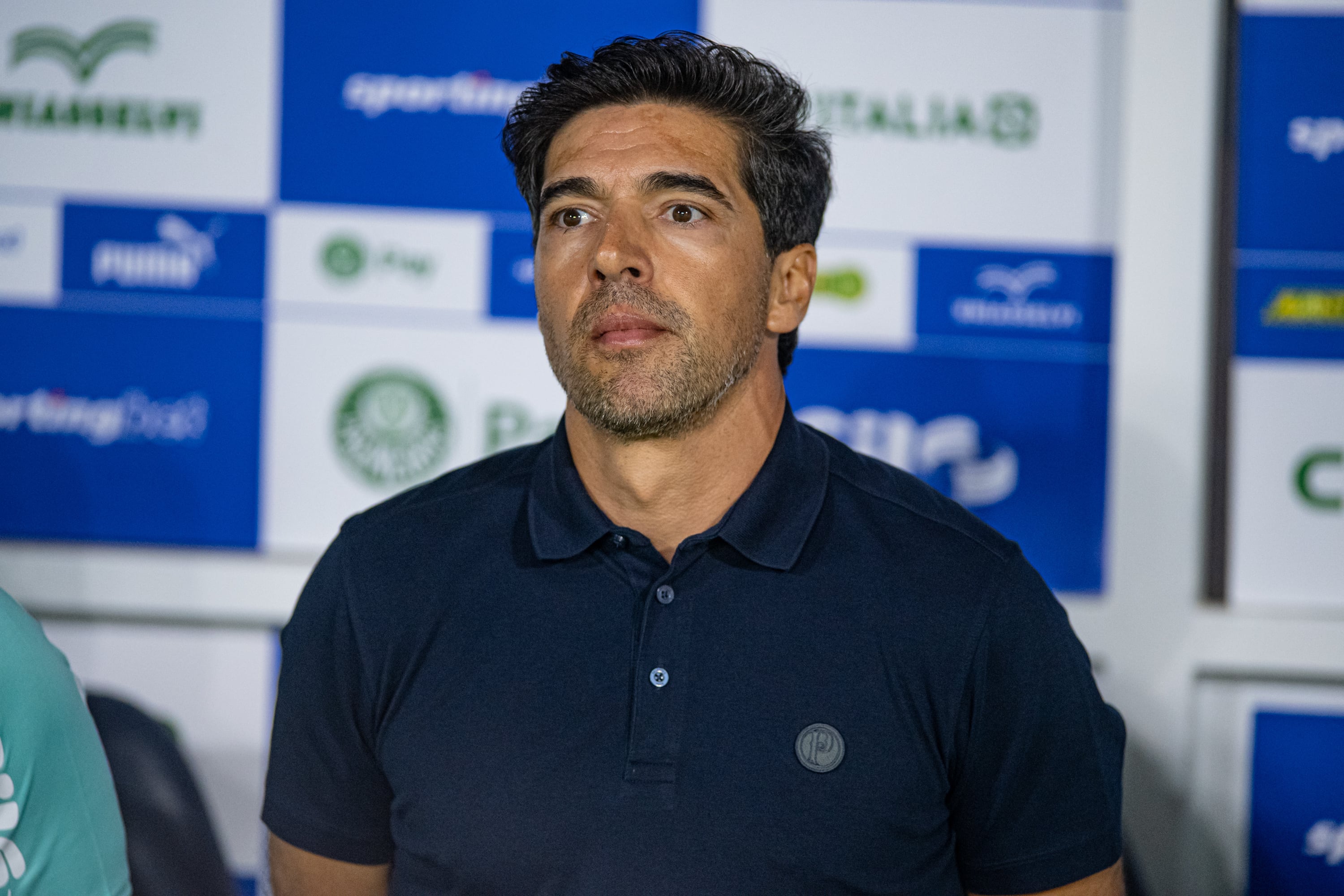 BARUERI, BRAZIL - FEBRUARY 25: Abel Ferreira, Head Coach of Palmeiras looks on prior to a Brasileirao 2026 match between Palmeiras and Fluminense at Arena Barueri on February 25, 2026 in Barueri, Brazil. (Photo by Riquelve Nata/Sports Press Photo/Getty Images)