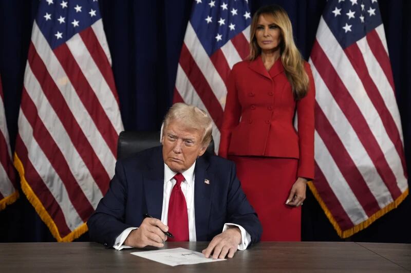 Trump firma como candidato del Partido Republicano a la presidencia de Estados Unidos.