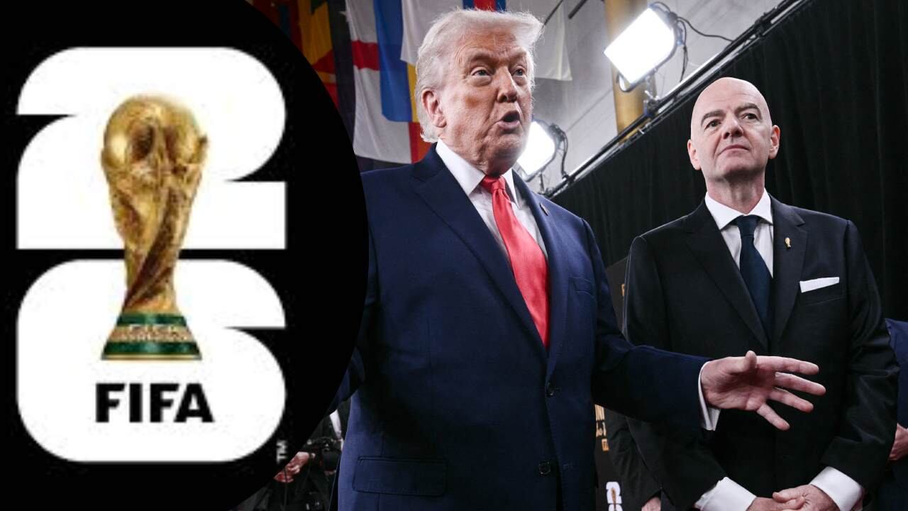 Donald Trump con Gianni Infantino.