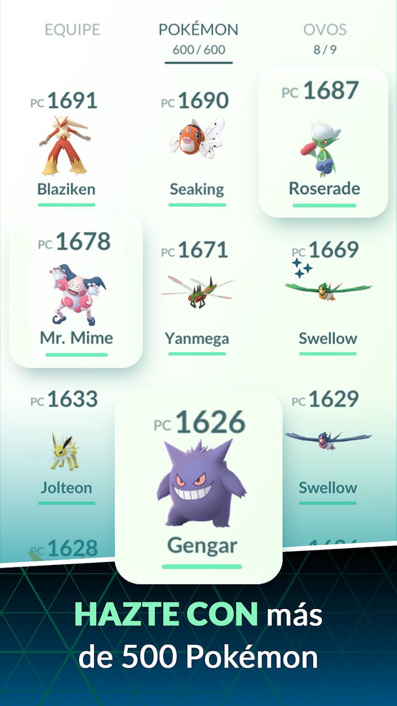 Pokémon permite capturar cientos de pokémon.