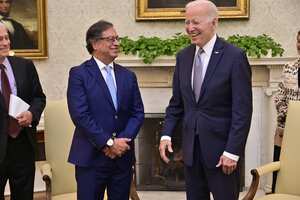 BOGOTÁ 20 de abril de 2023. Reunión entre los presidentes de Colombia, Gustavo Petro, y de Estados Unidos, Joe Biden. (Presidencia de Colombia)