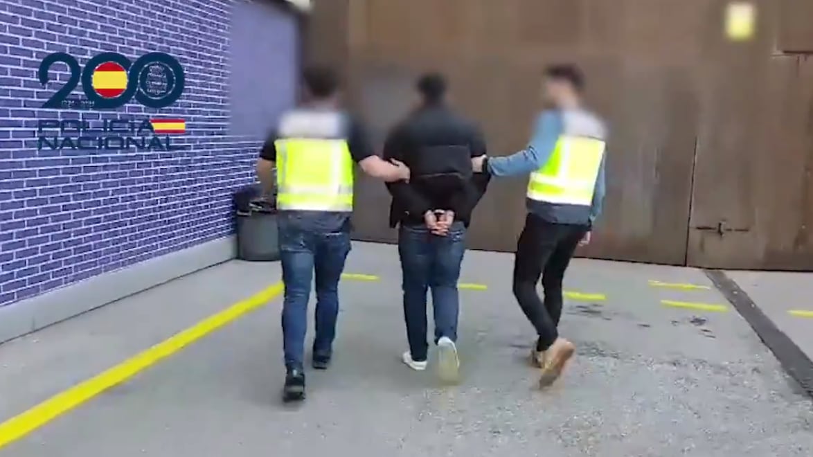 El capturado fue puesto a disposición de la justicia española.