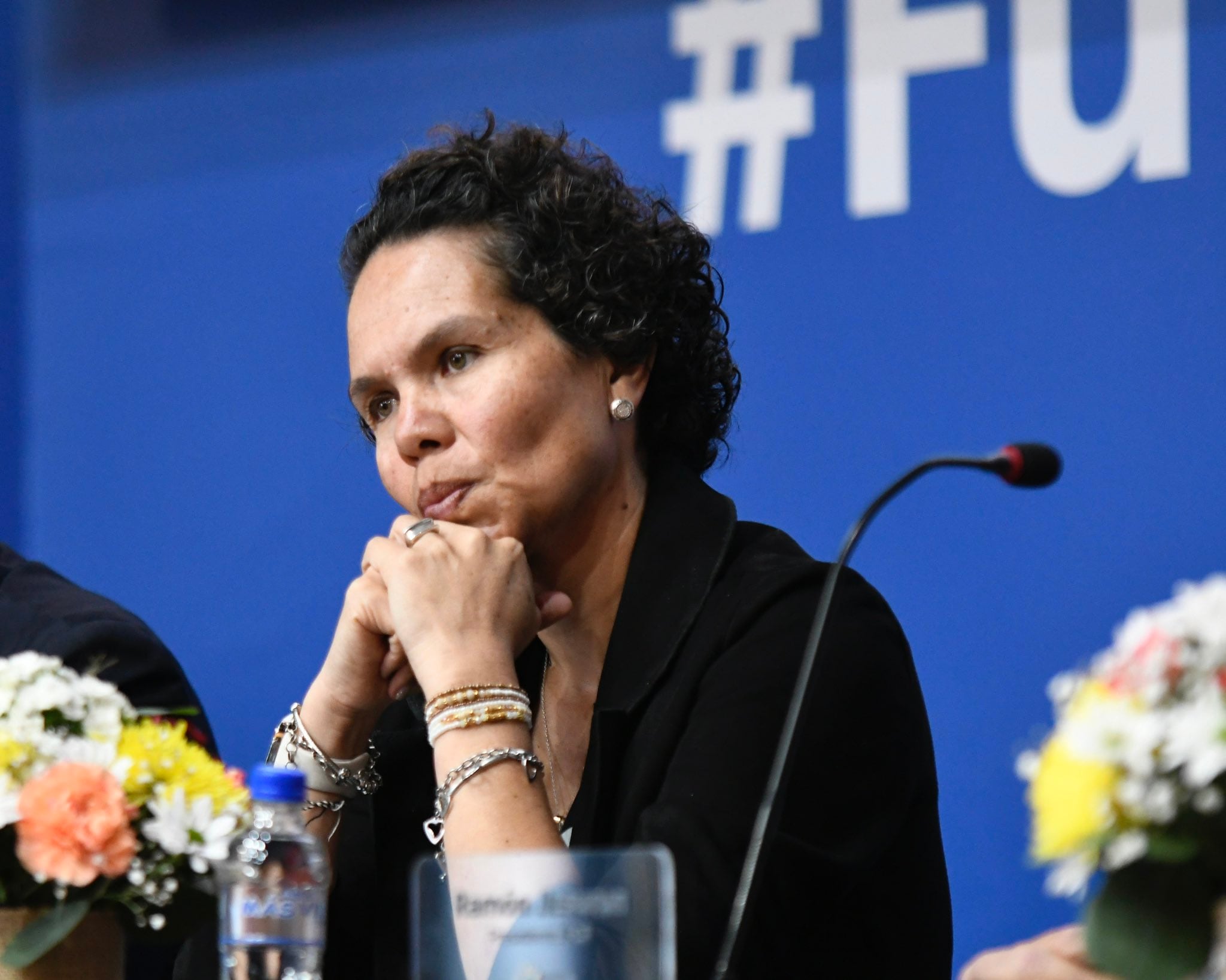 Astrid Rodríguez, ministra del Deporte.