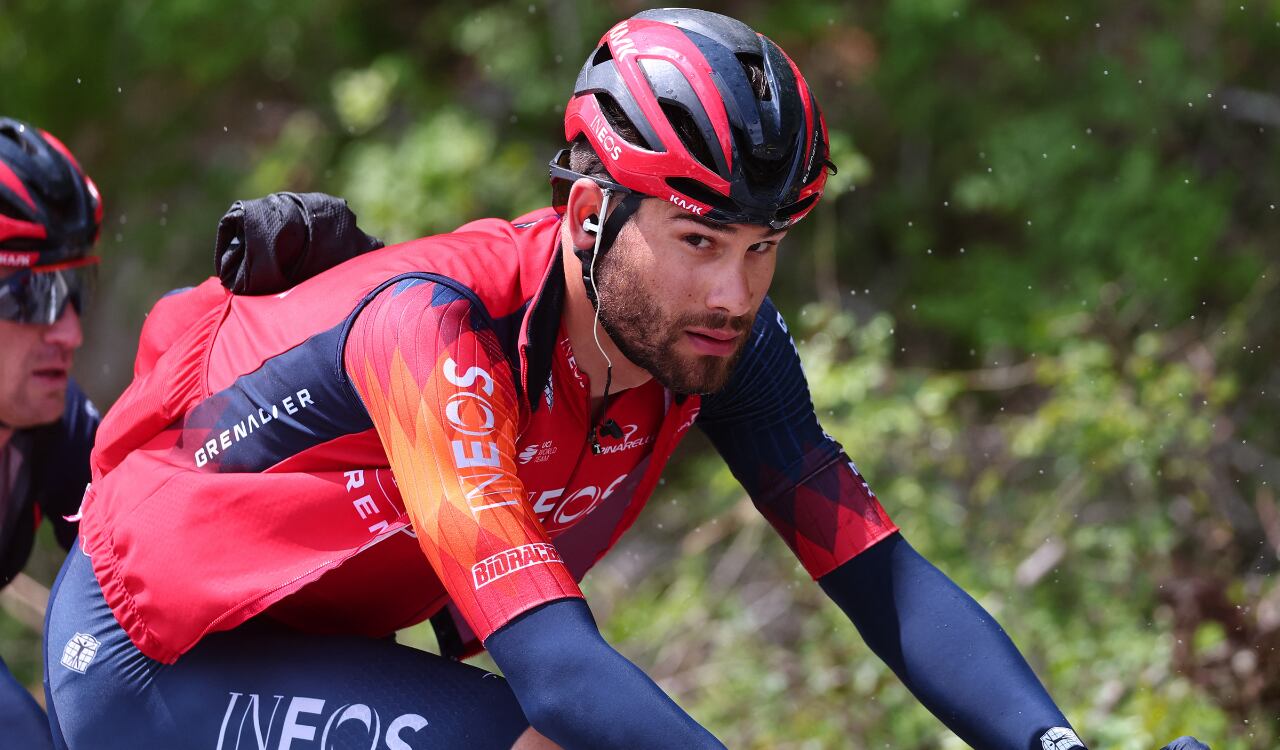 Filippo Ganna se une a la lista de retirados por culpa de la Covid-19.