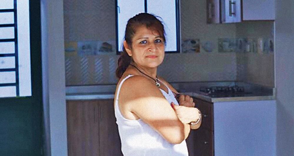 Yudy Sánchez, excombatiente de las Farc.