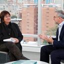 María Lorena Gutiérrez Botero presidenta de Corficolombiana y Carlos Enrique Cavelier presidente de Alquería