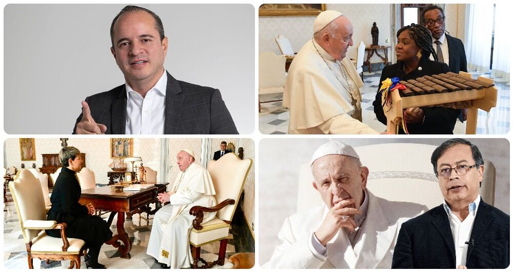 Juan Espinal y los distintos momentos que en varios miembros del Gobierno visitan al Papa Francisco.