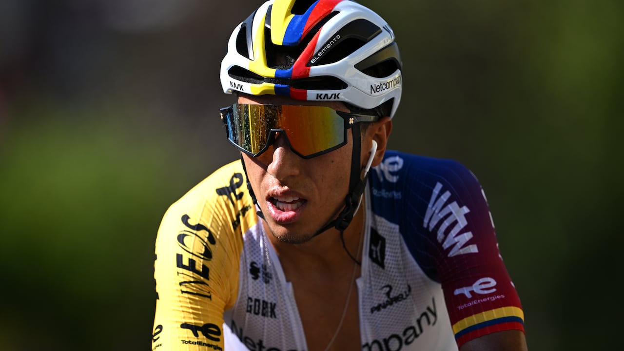 Egan Bernal, ciclista colombiano en medio del Tour de Francia 2026