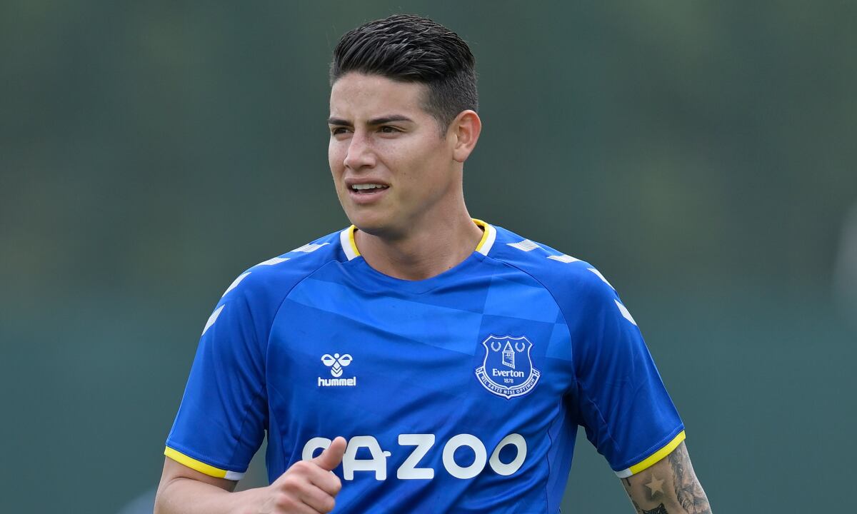 James Rodríguez. Foto: Everton.