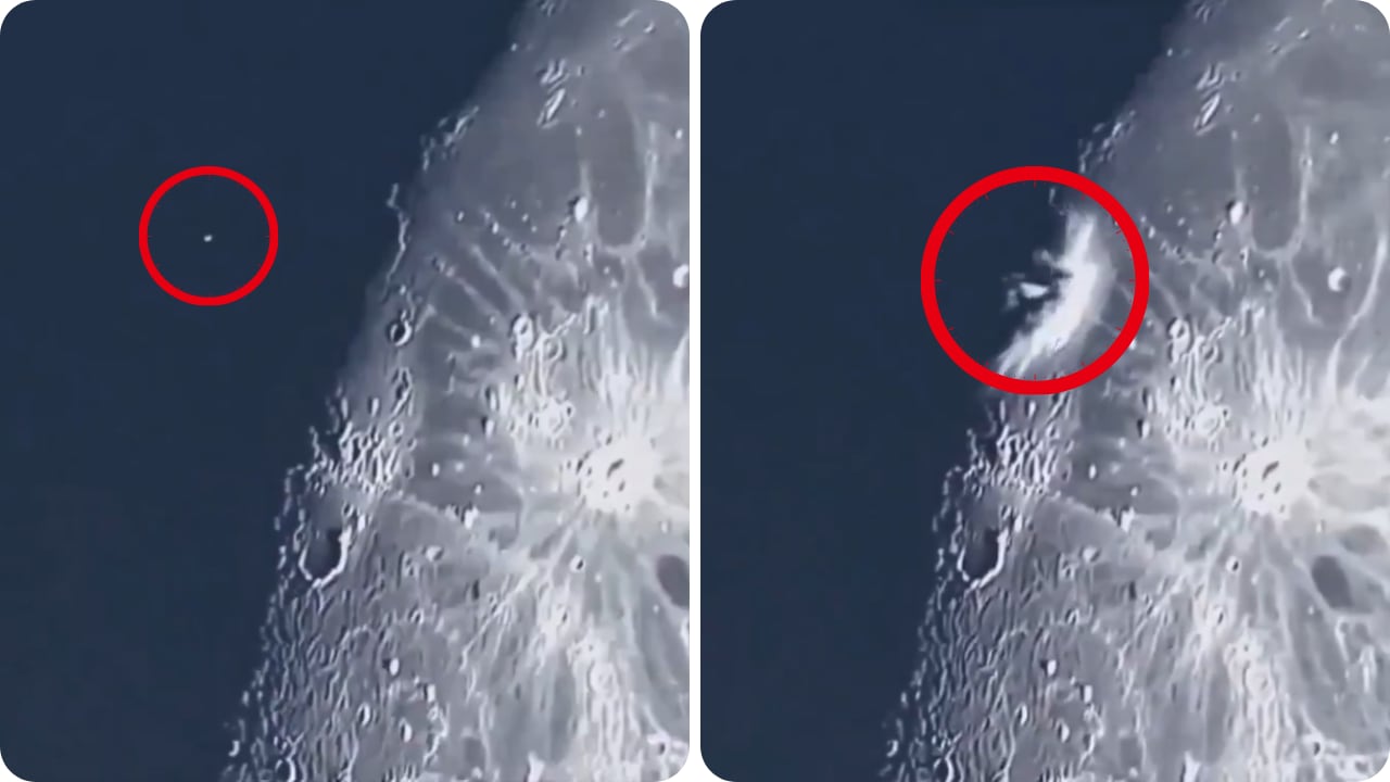 El choque dejó un cráter de 18 metros que ahora puede verse desde el espacio.