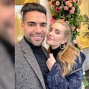 Falcao Garcia y su esposa la cantante Lorelei Tarón
