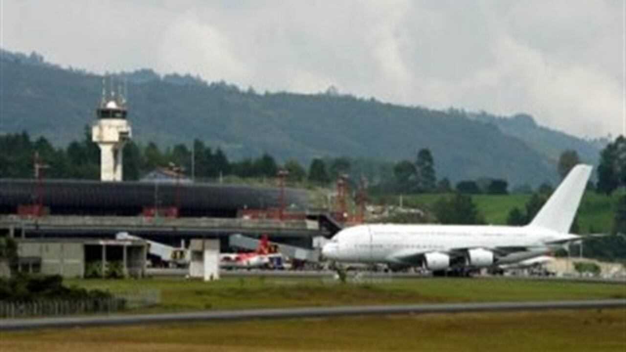 El aeropuerto José María Córdova de Rionegro.