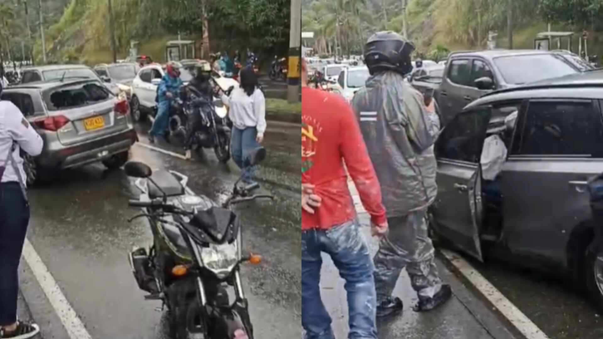 Doble homicidio en Medellín este 5 de octubre. Lugar de los hechos.