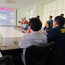 Ministra de Minas y Energía, Irene Vélez junto al alcalde de Barranquilla, Jaime Pumarejo.