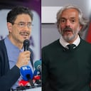 Iván Cepeda, Juan Daniel Oviedo y Abelardo de la Espriella.