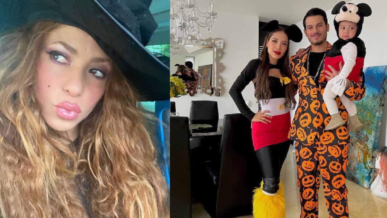 Halloween: los mejores disfraces de los famosos colombianos. Fotomontaje Semana.