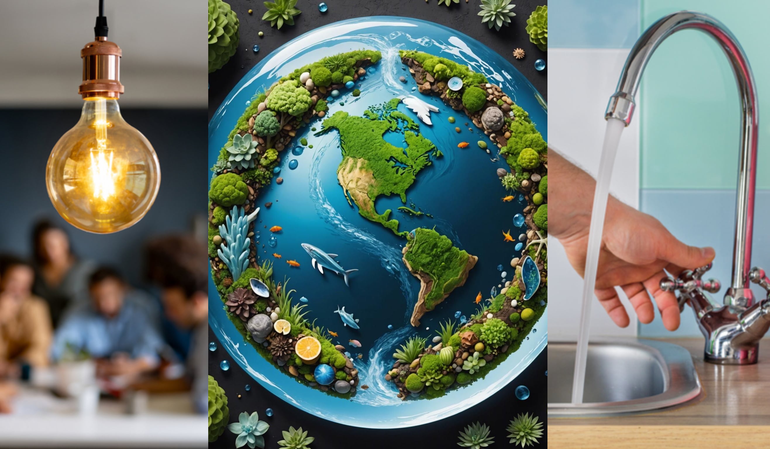 El día de la Tierra se hace necesario tomar conciencia sobre el ahorro de agua y energía.