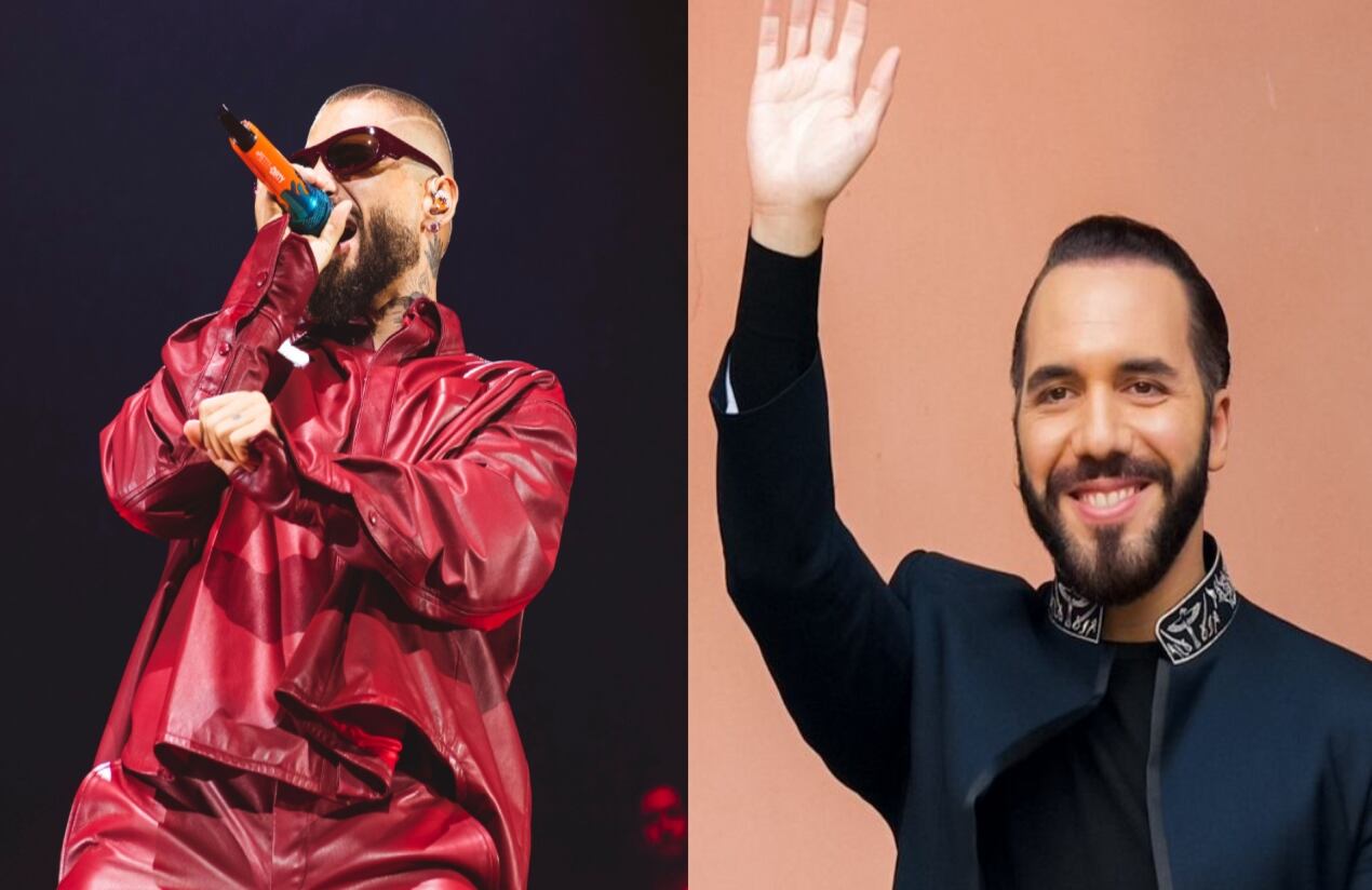 Maluma se tapó los tatuajes y elogió la gestión de Bukele durante concierto en El Salvador, “Colombia tiene mucho que aprender”
