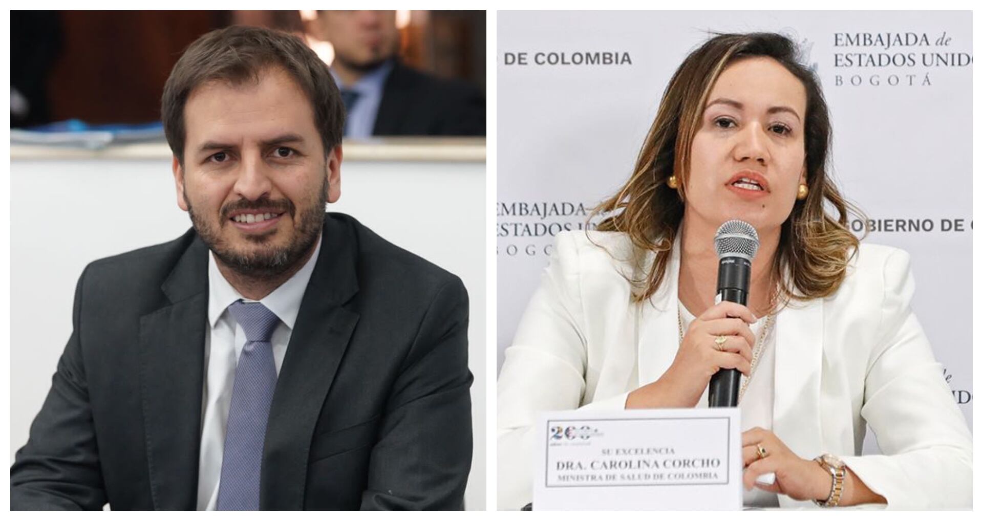 El representante Andrés Forero cuestionó a la ministra de Salud Carolina Corcho.