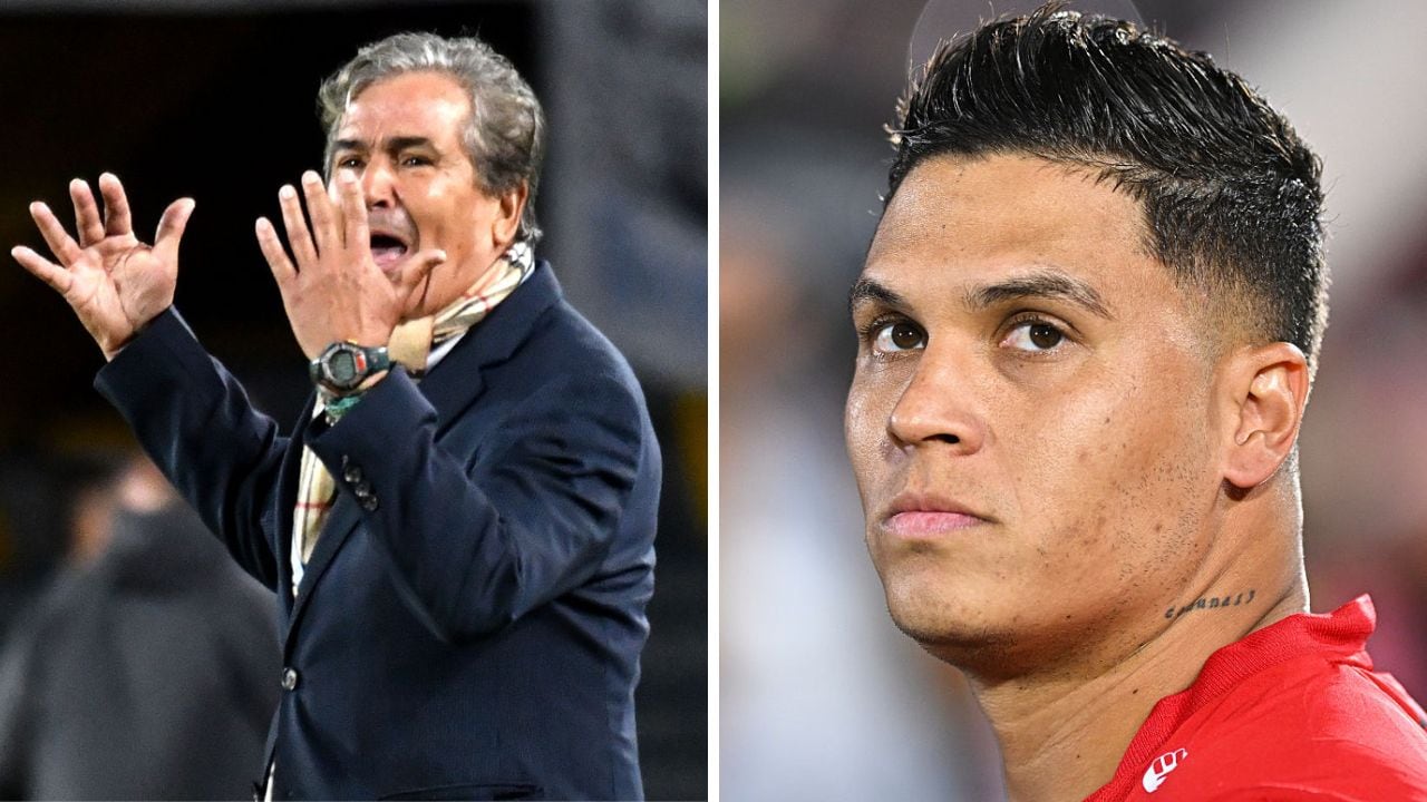 Pinto habló sin rodeos de Juanfer.