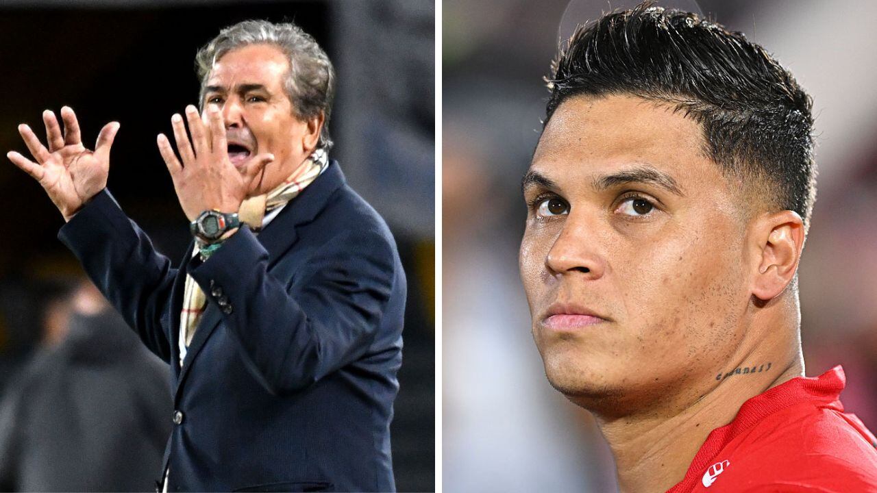 Pinto habló sin rodeos de Juanfer.