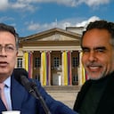 Gustavo Petro Armando Benedetti. Casa Nariño