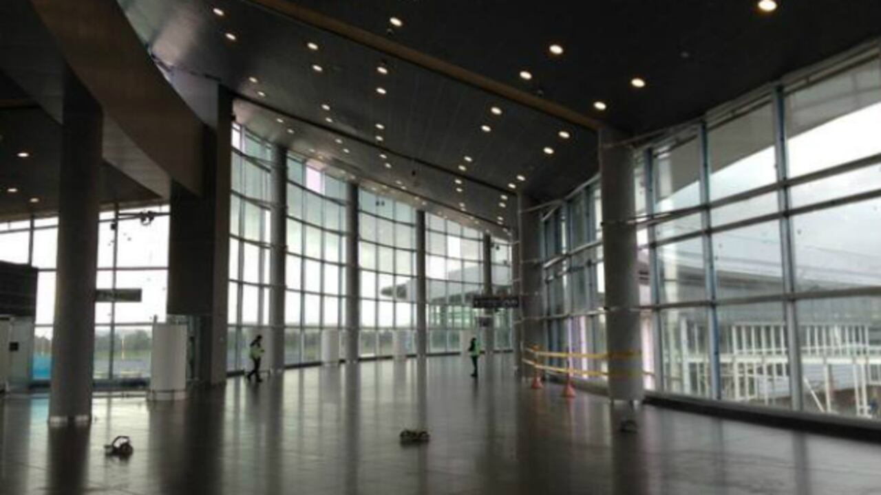 Este es el muelle nacional del Aeropuerto Eldorado con las remodelaciones ya finalizadas.