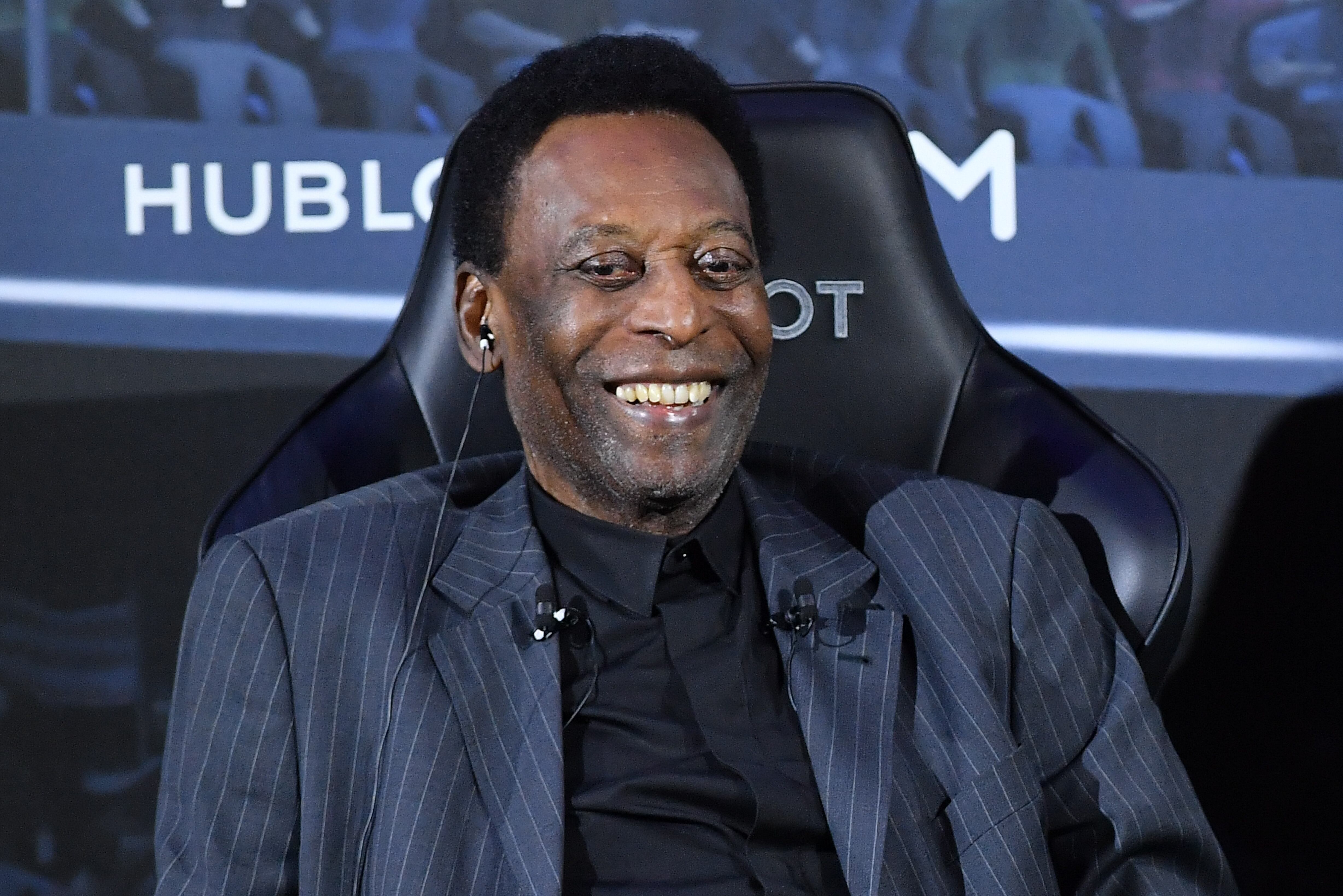 Pelé está hospitalizado.