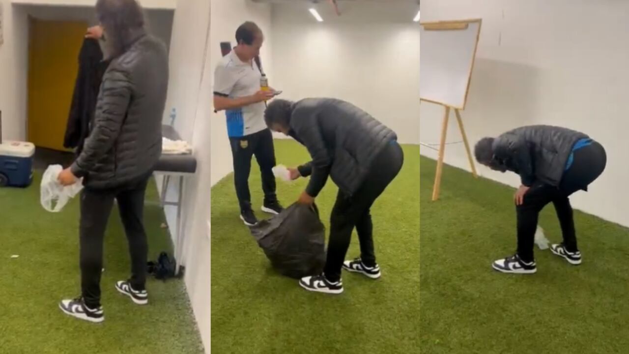 Leonel Álvarez, técnico Águilas Doradas. Foto: Captura de pantalla Twitter Águilas Doradas (@AguilasDoradas).