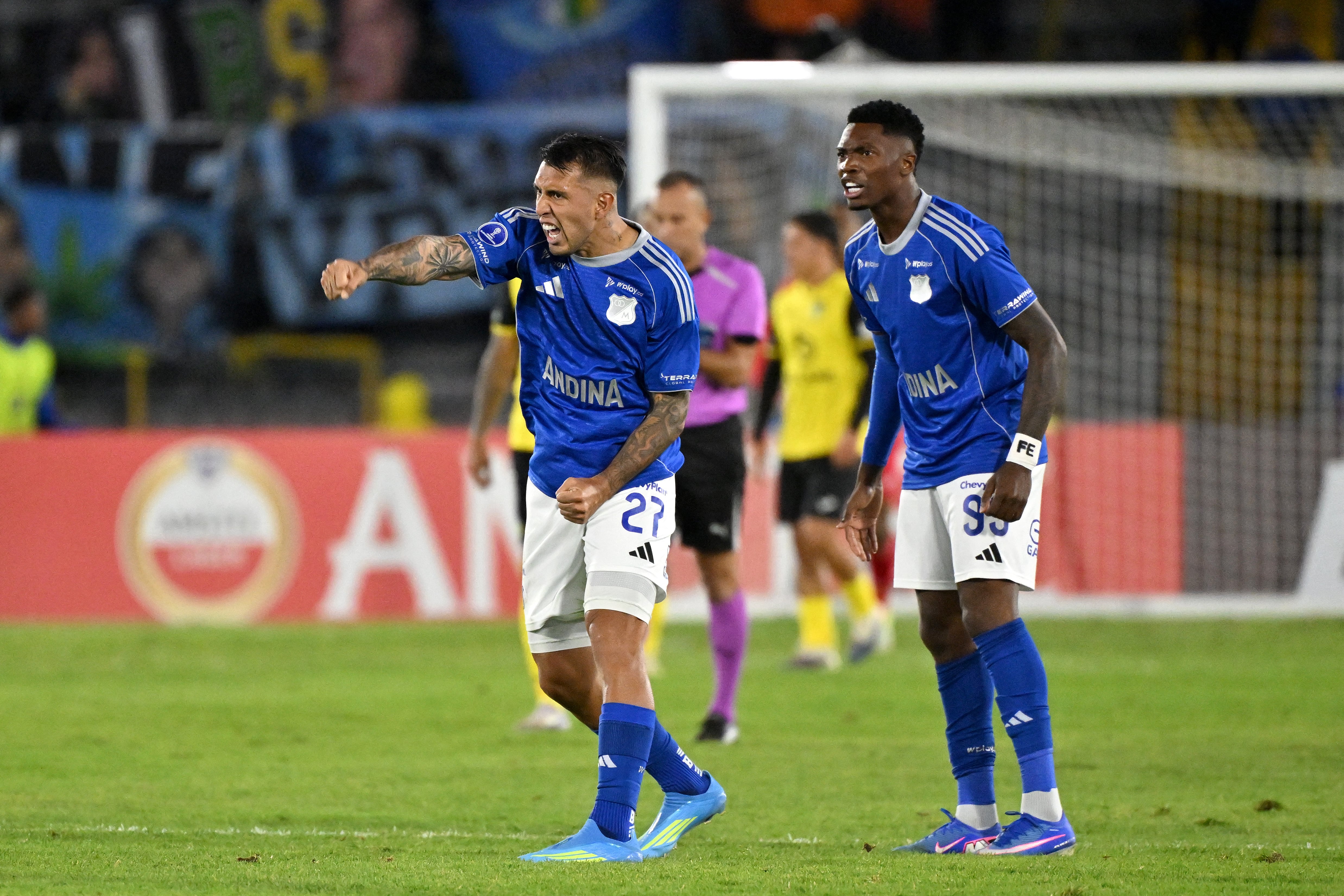 Jorge Cabezas Hurtado (#99) de Millonarios que pasa a Deportes Tolima