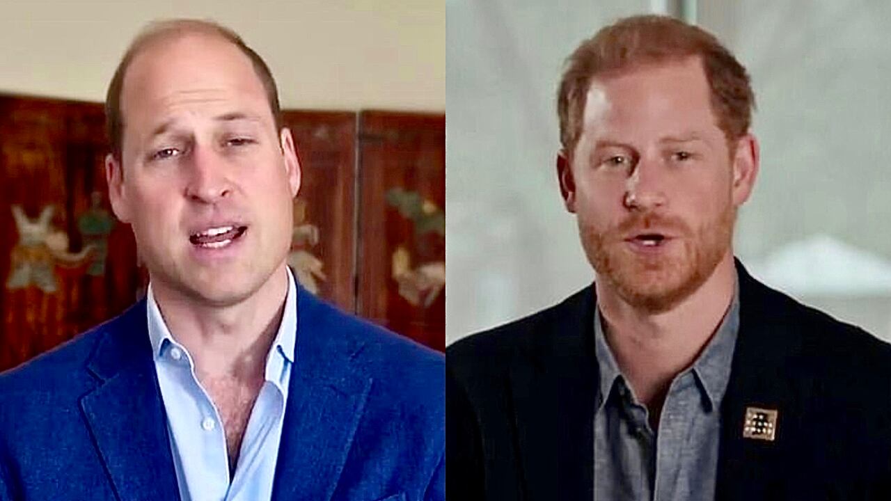 William Harry. Montaje capturas de pantalla Diana Award.