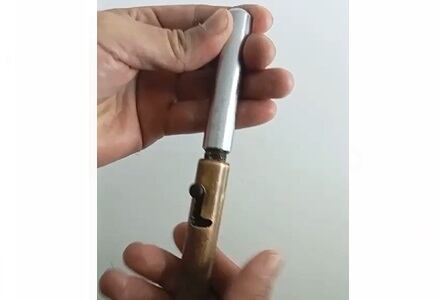 Arma artesanal incautada en Cali