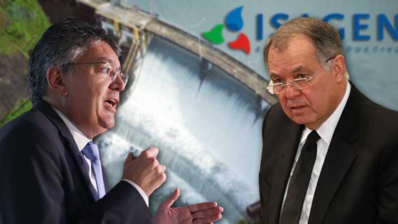 De izquierda a derecha: ministro de Hacienda, Mauricio Cárdenas y procurador general, Alejandro Ordóñez.