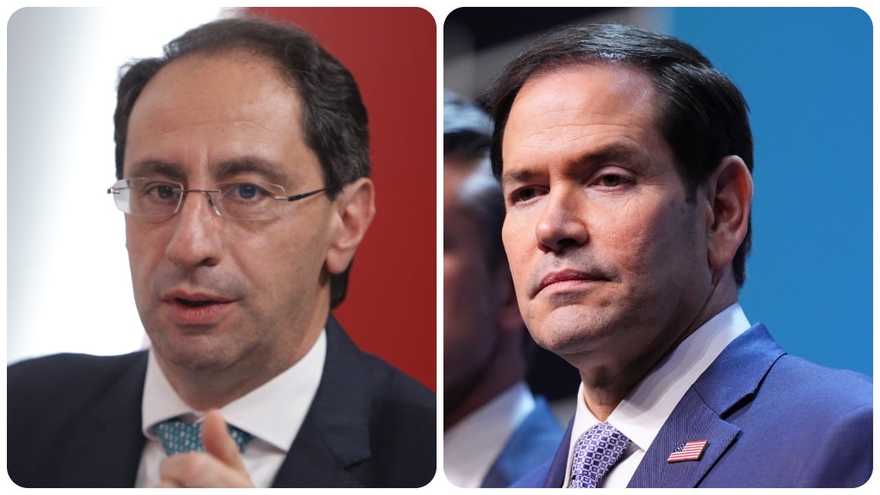 José Manuel Restrepo y Marco Rubio.