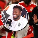 Marco Silva, entrenador del Benfica, defiende a Jhon Durán (der.) tras las declaraciones de Fred (izq.).