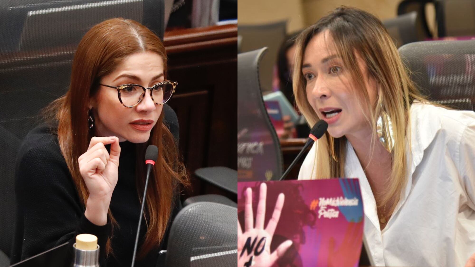 Catherine Juvinao y Katherine Miranda.