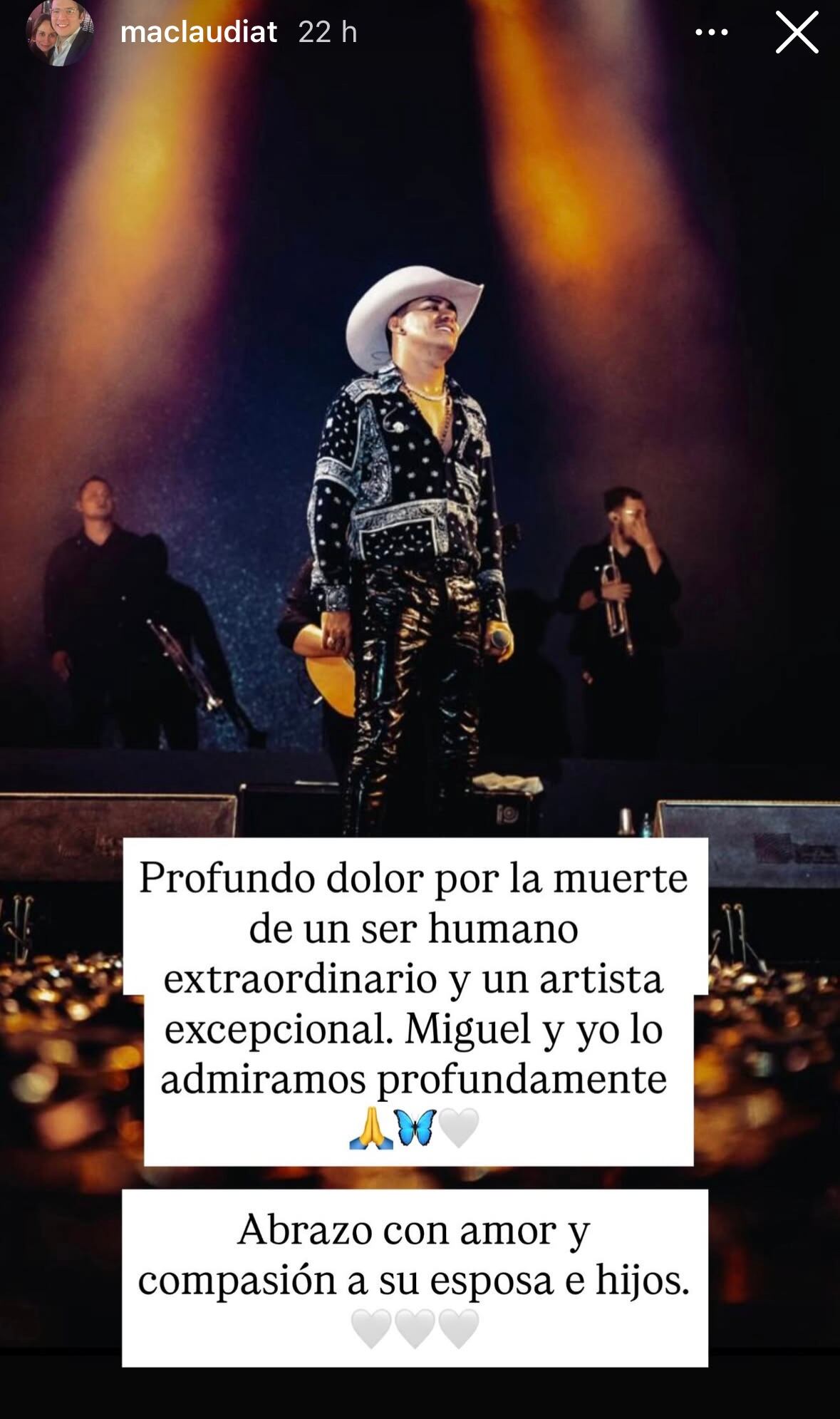 María Claudia Tarazona se pronunció tras la muerte de Yeison Jiménez.