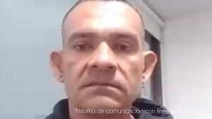 Darío Aguirre Castañeda, feminicida que en Bogotá envió a familiares de la víctima fotografías del crimen.