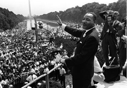 Martin Luther King fue el gestor de un proceso de reconocimiento de los derechos civiles de la población negra en EE.UU. Foto: AFP