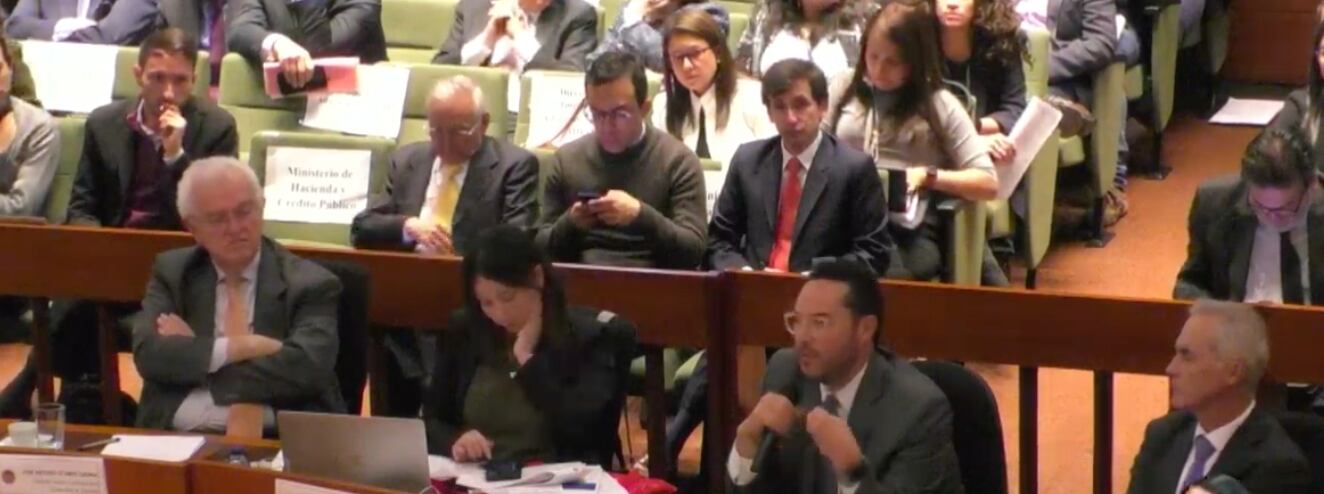 Audiencia en la Corte Constitucional / Reforma Tributaria