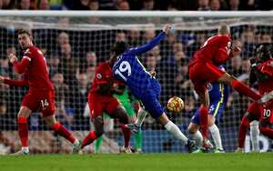 Imagen del partido disputado este domingo.