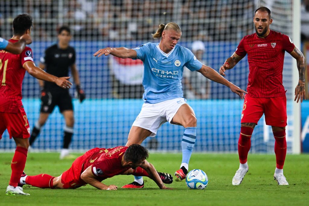 Manchester City y Sevilla definieron el campeón de la Supercopa de Europa
