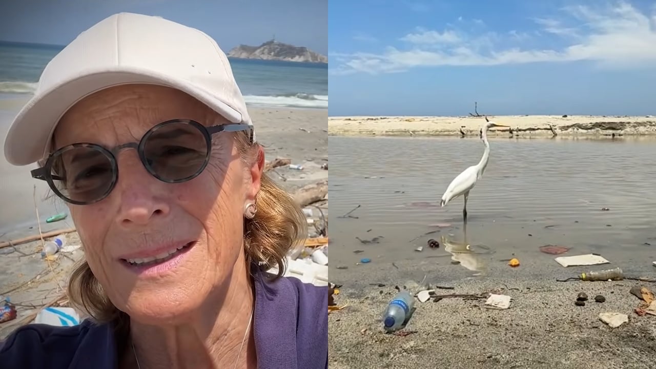 Salud Hernández-Mora habló de las basuras que hay en Santa Marta.