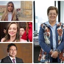 Nadia Blel, Ana Paola Agudelo, Honorio Henríquez, Martha Peralta, Alirio Barreras, Norma Hurtado y la ministra de Trabajo, Gloria Inés Ramírez.