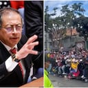 Gustavo Petro - desfile militar