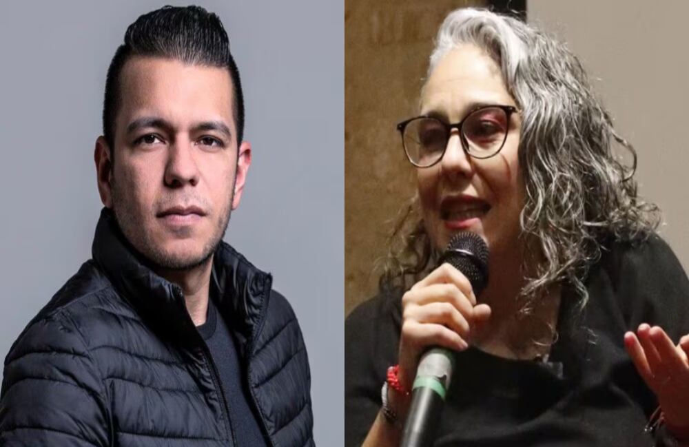 Los senadores Jota Pe Hernández y María José Pizarro.