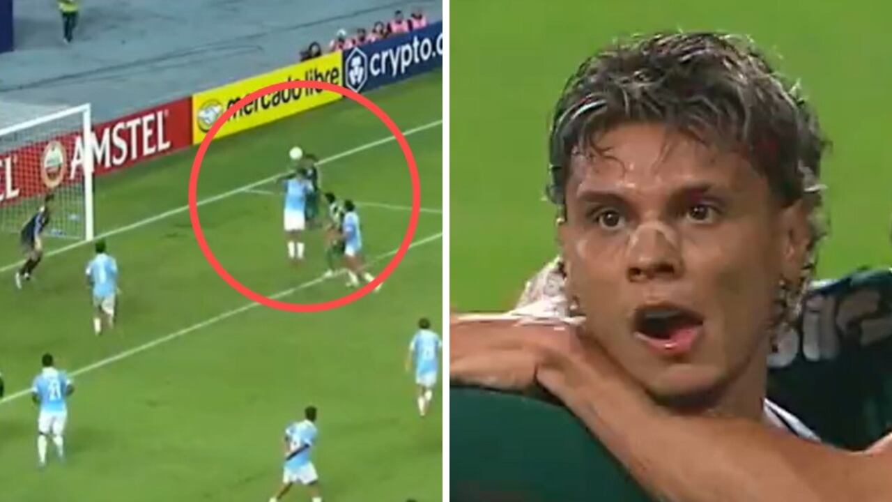 Richard Ríos, héroe de Palmeiras, ante Sporting Cristal, en Libertadores.