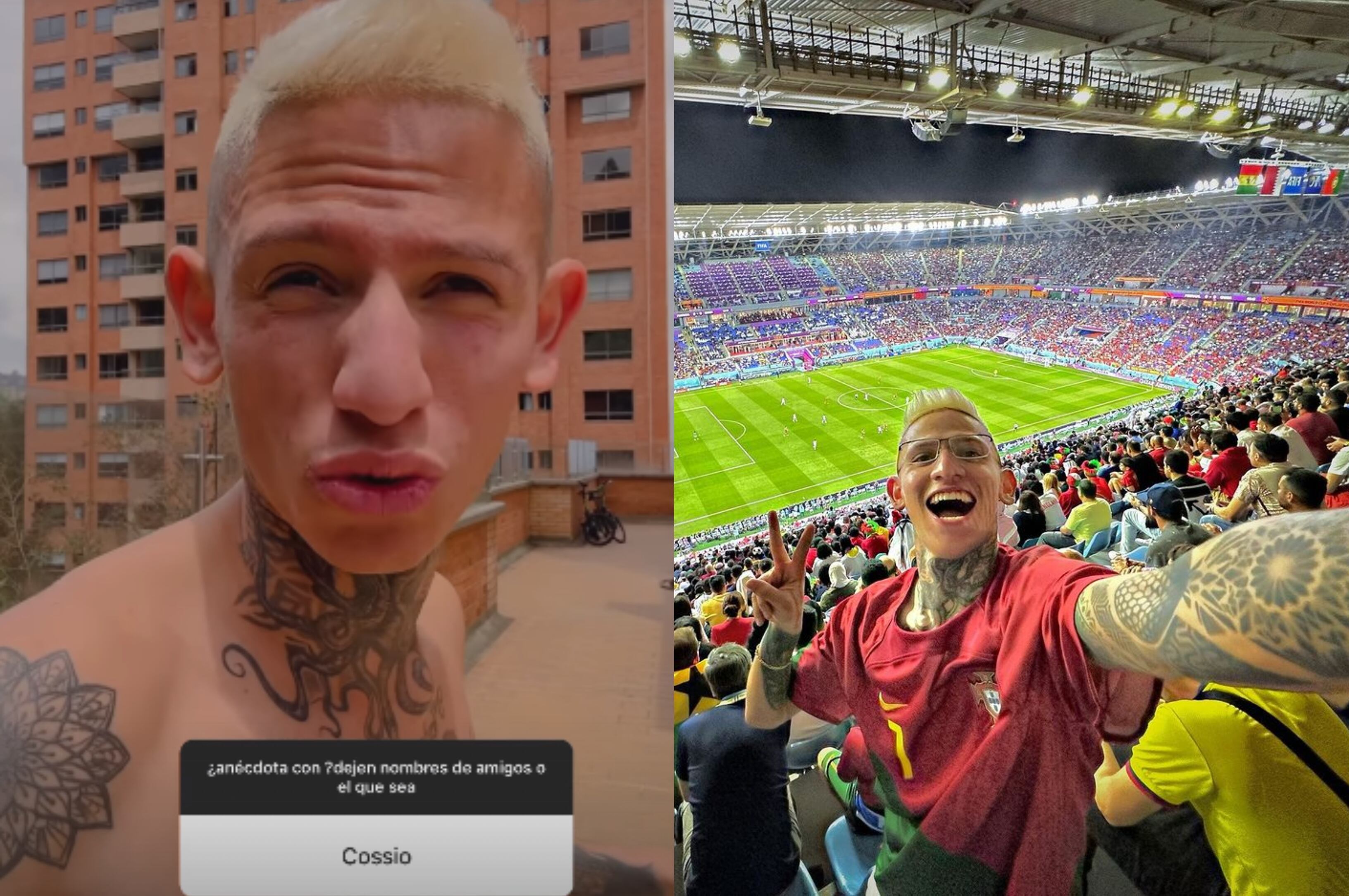 La Liendra les contó a sus seguidores cómo logró que con una sola boleta ingresaran dos personas a un partido de Portugal en el Mundial de Qatar.