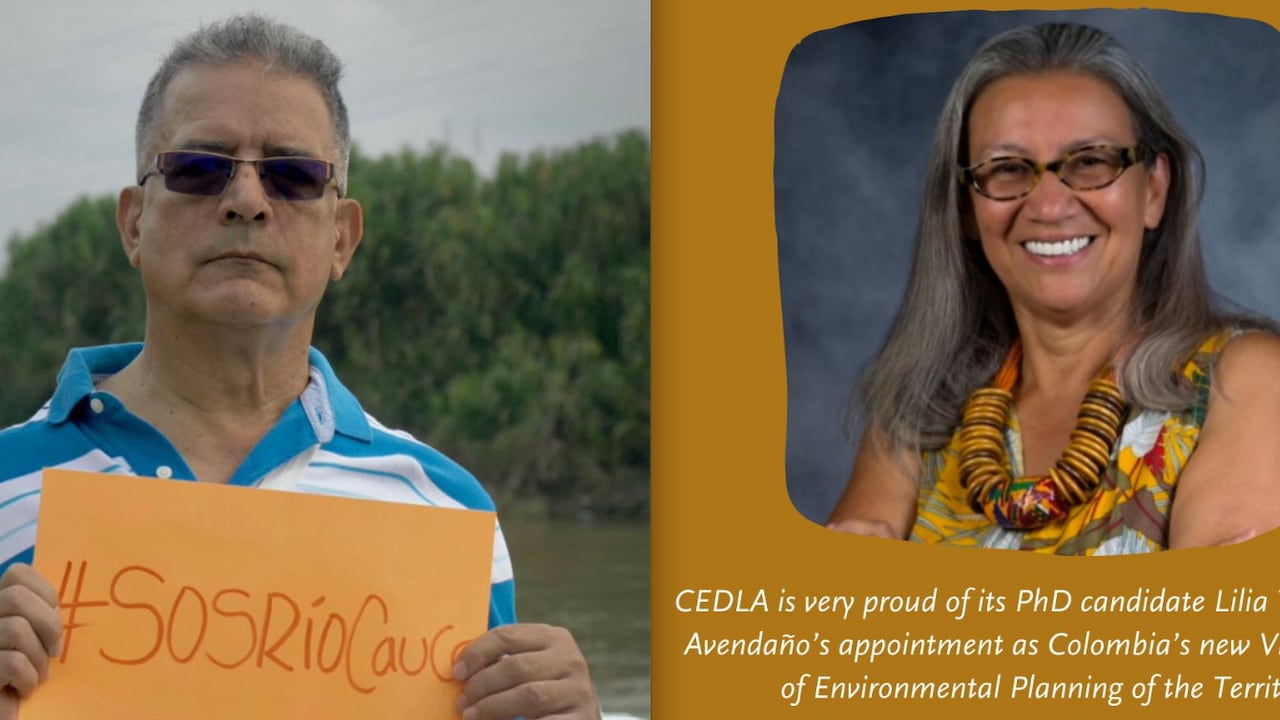 Hildebrando Vélez, padre de Irene Vélez, exministra de Minas. Lilia Tatiana Roa Avendaño, candidata a la junta de Ecopetrol