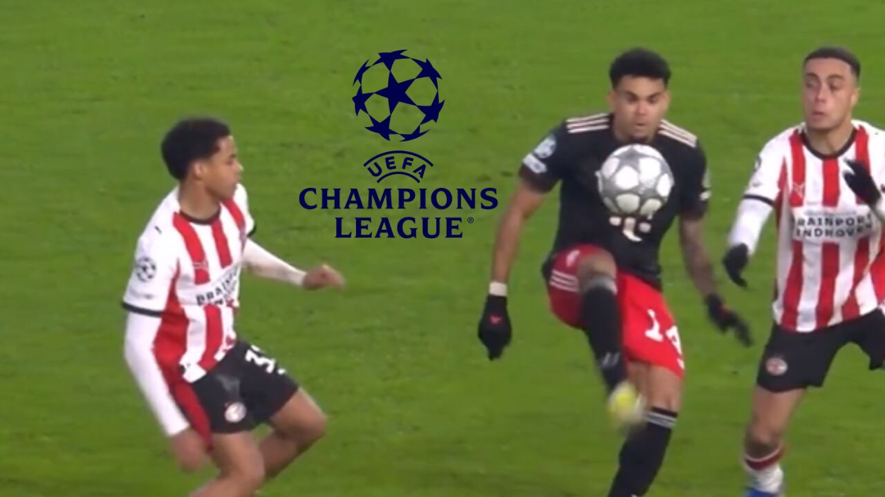 Magia de Luis Díaz descresta en Champions League.